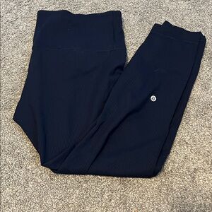 Lululemon Wunder Under Train High Rise Ribbed Tight 25”